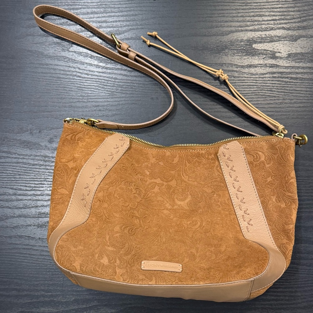 Tan Lucky Brand Western Shoulder Bag